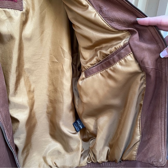 Brown Leather Jacket - Picture 11 of 16